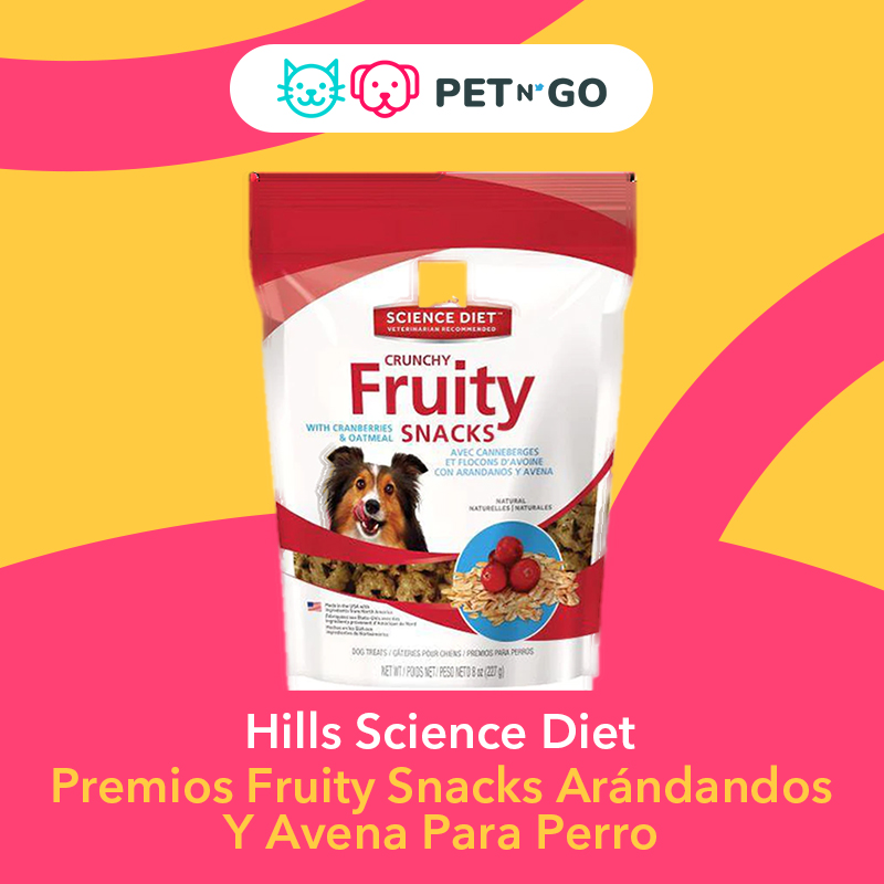 Hills Science Diet - Premios Fruity Snacks Arndandos Y Avena Para Perro